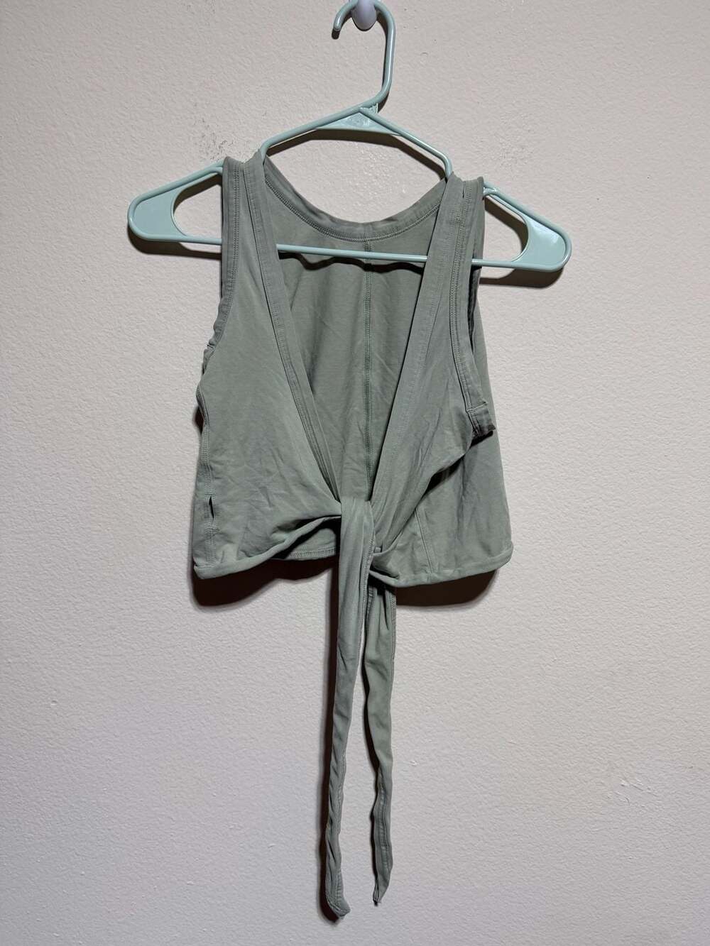 Lululemon It's A Tie Tank Top Sage Green